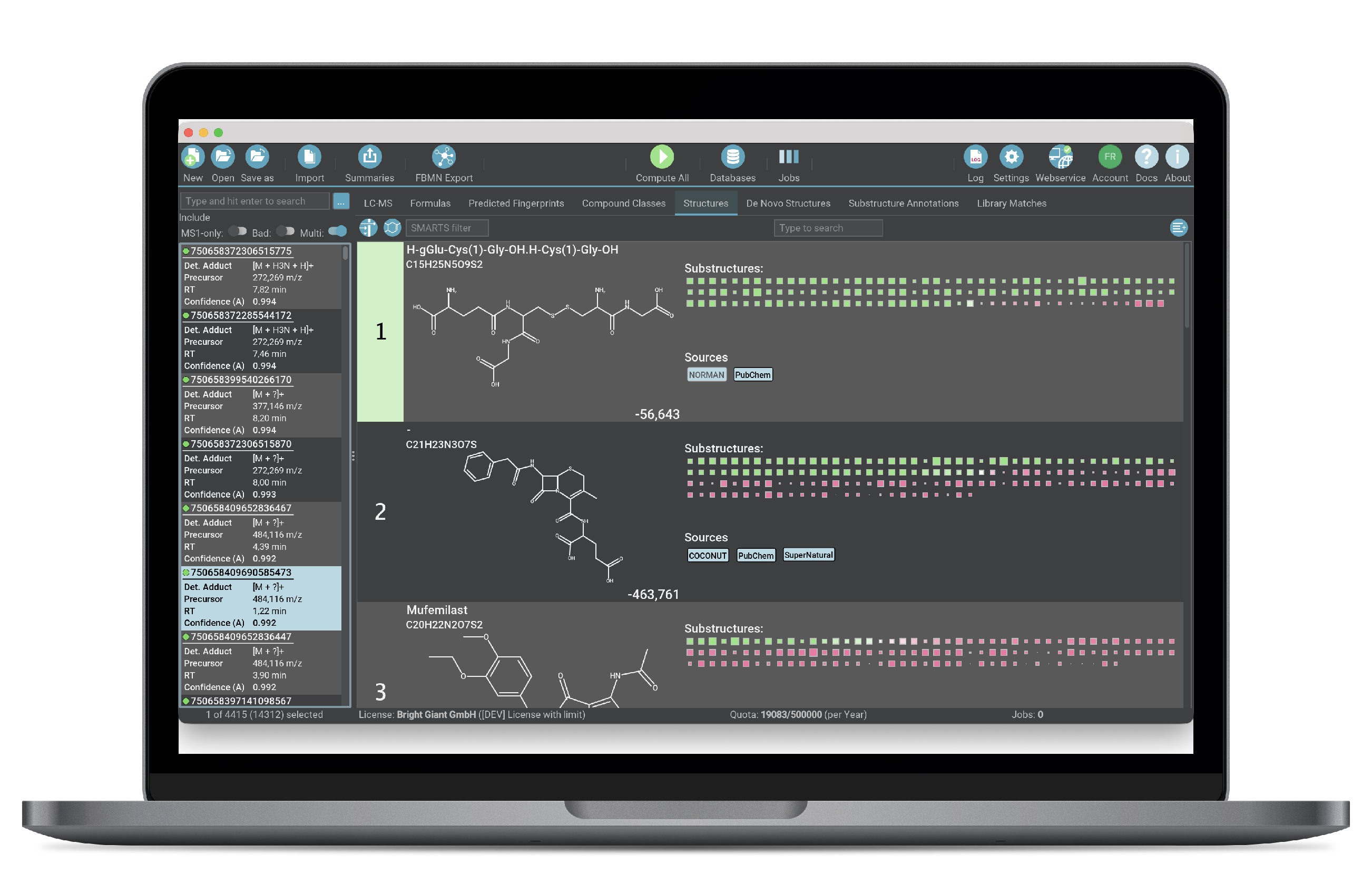 SIRIUS feature: Dark Mode