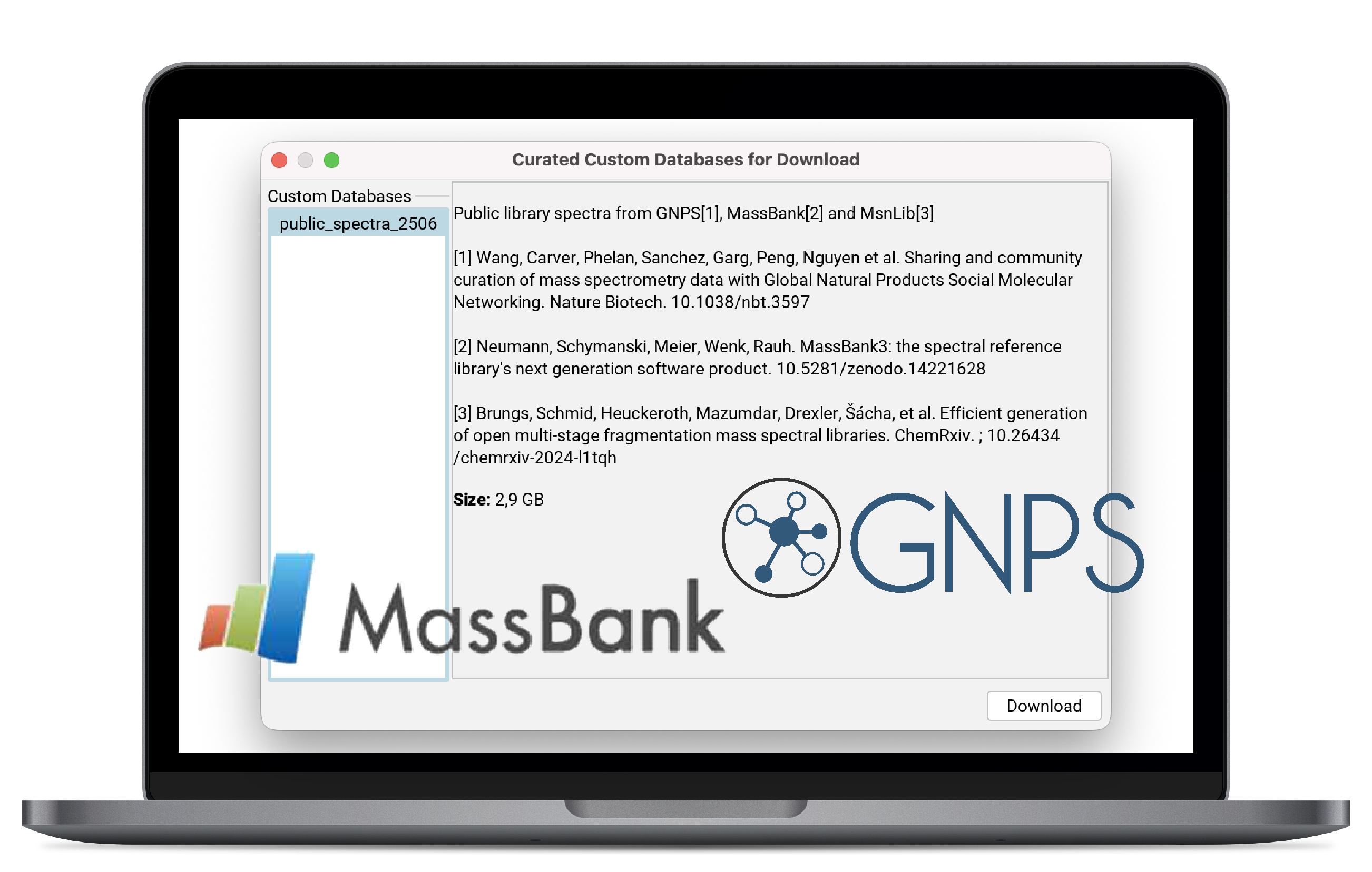 SIRIUS feature: Library downloader