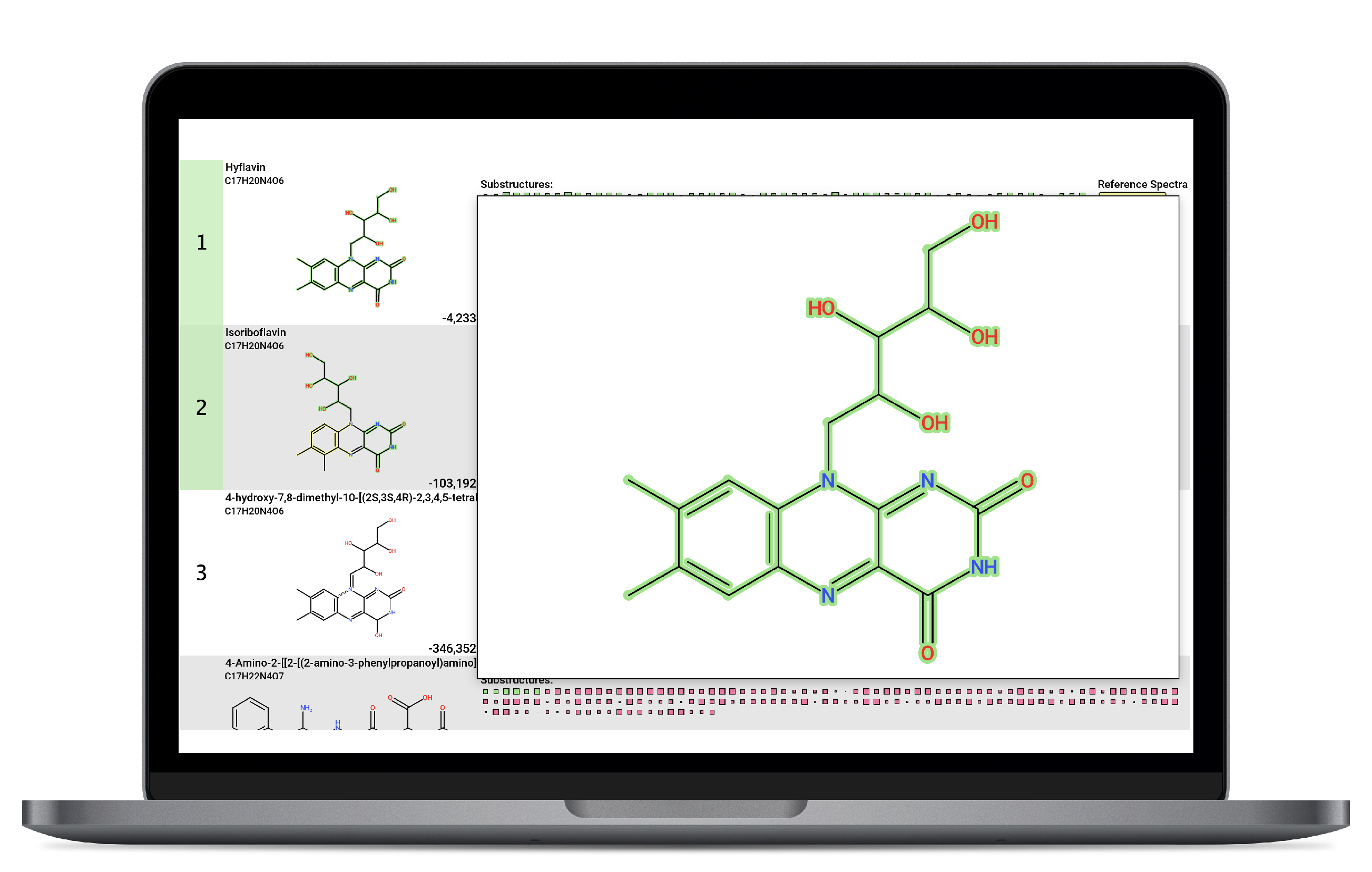 SIRIUS feature: mouseover preview
