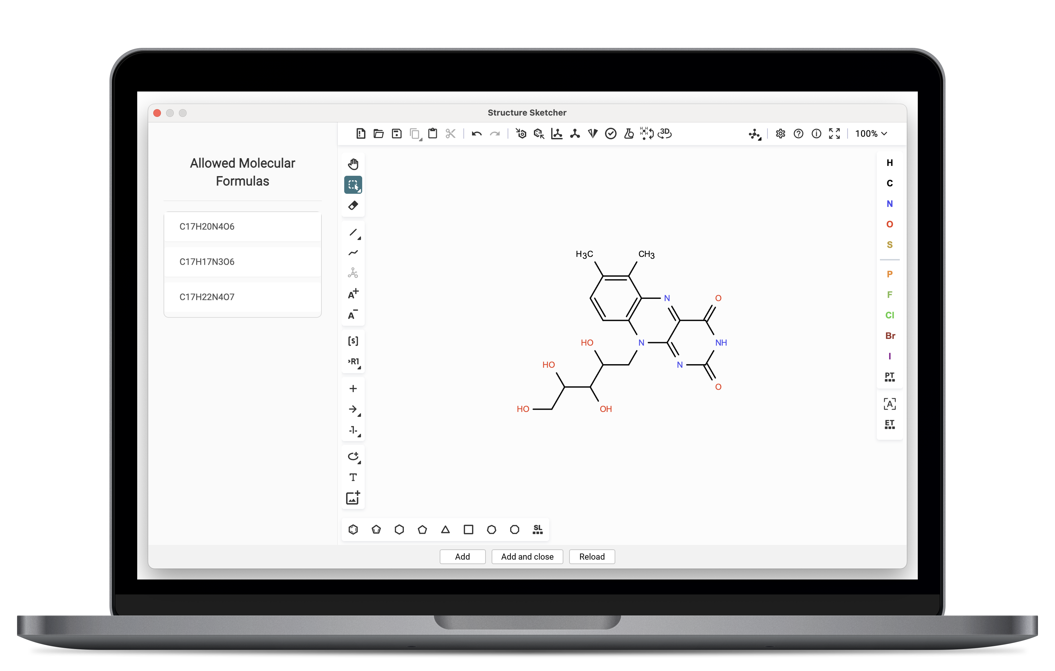SIRIUS feature: Structure Sketcher